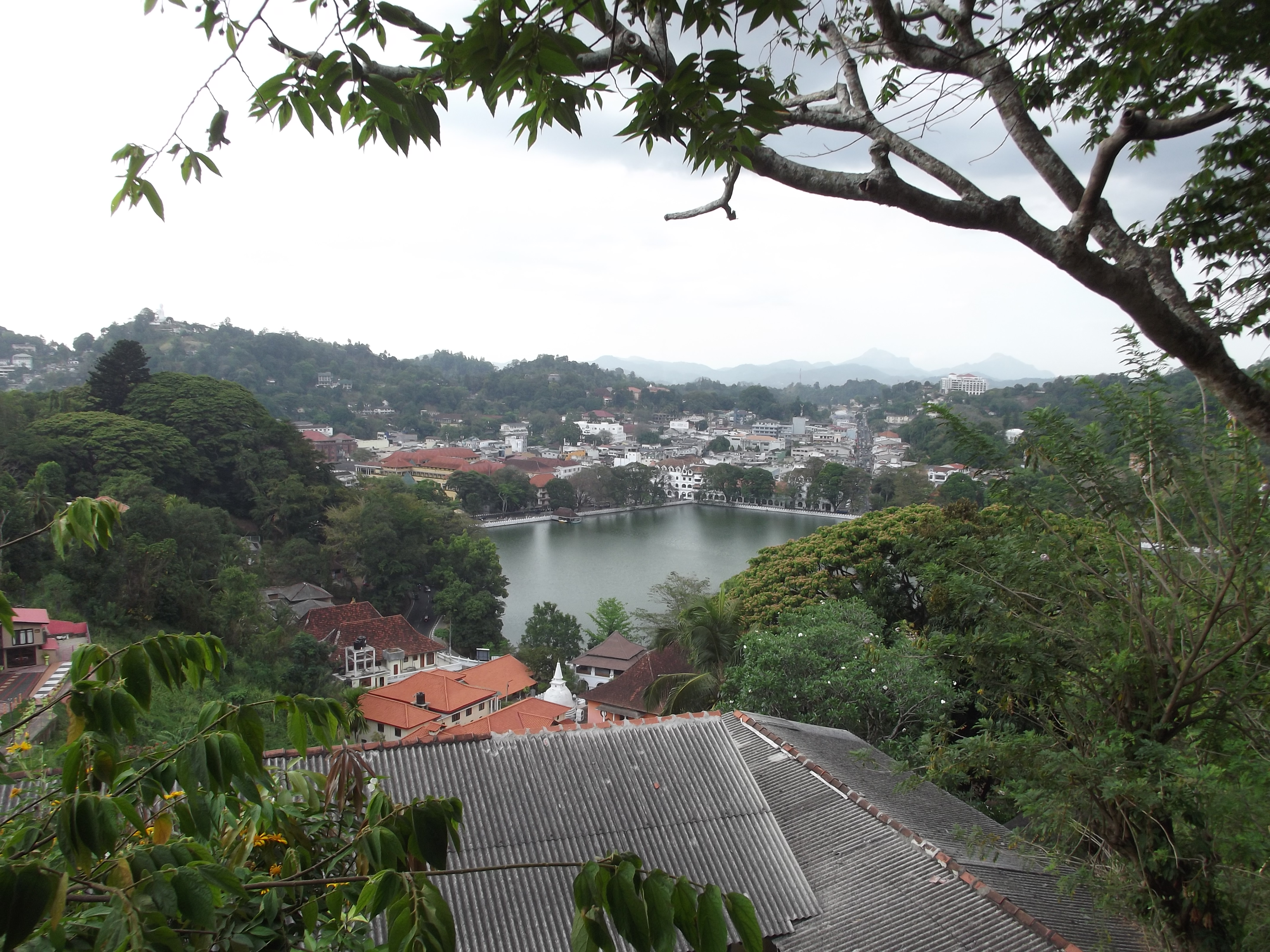 Kandy - Blick über die Stadt