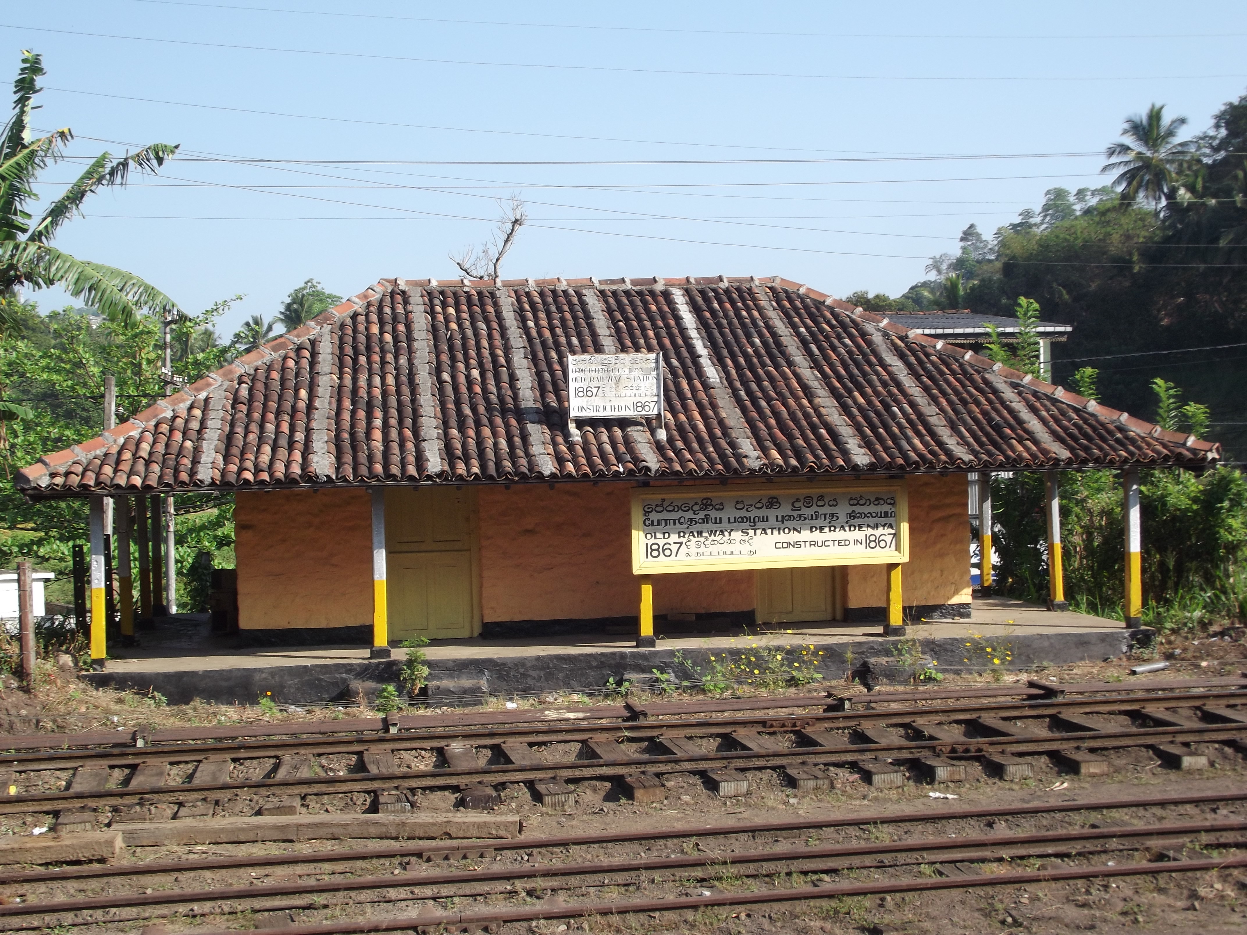 Peradeniya - Bahnhof